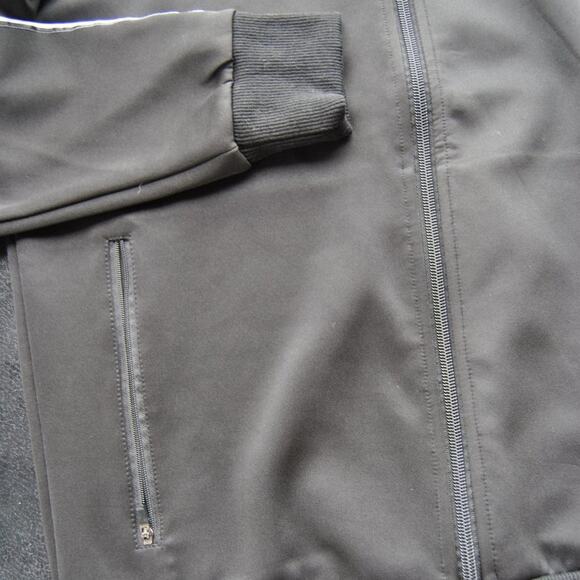 Size Up Black and White Full Zip Up Track Jacket Small - Picture 3 of 9